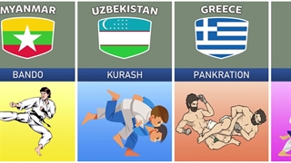 هنر رزمی هر کشور