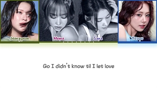 لیریک متن آهنگ Let Love Go از گروه توایس + Lyrics TWICE