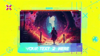 دانلود پروژه آماده پریمیر اسلایدشو سایبرپانک Cyberpunk Slideshow