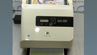 تست سرعت اسکنر اچ پی scanjet 7000