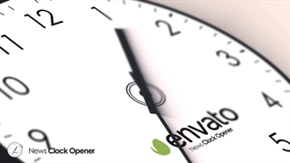 دانلود پروژه آماده پریمیر پرو لوگو موشن ساعت Clock Logo