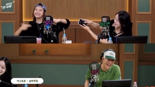 آهنگ hide & seek رو پخش کردن و جوری که سوا داره باهاش می‌رقصه