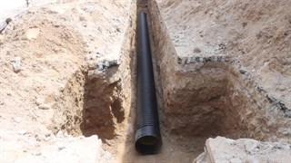 فاضلاب محله چاه تنگو