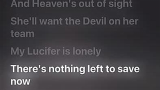 (:...My lucifer is lonely