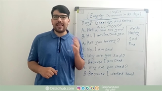 دوره مکالمه روزمره انگلیسی در 30 روز | روز دوم حال و احوالپرسی