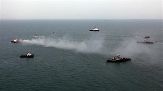 ویدیو/ رزمایش دریایی ایران و روسیه؛ همکاری برای امنیت پایدار در خزر