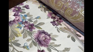 زیبایی این پارچه مبلی گلدوزی ترک روی مبل استیل،تماس:۰۹۱۲۷۰۱۶۶۷۰