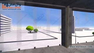 فیلم طراحی و اجرای وال مش: دیوارهای غیرسازه‌ای پیرامونی