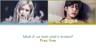 [AI COVER] "FREE" By RUMI & JINU (Rosé & Jungkook) Color Coded Lyrics