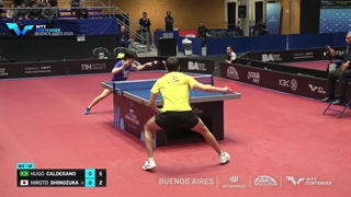 هوگو کالدرانو در برابر هیروتو شینوزوکا | نیمه نهایی WTTBuenosAires 2025