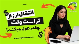 مدت زمان انتقال ارز به تراست ولت چقدر طول می‌کشد؟