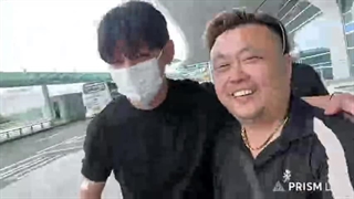 ویدیو منتشر شده صبح امروز در فرودگاه تهیونگ و جونگکوک دیده شدن