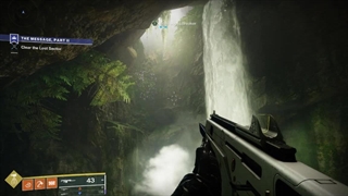 آبشار زیبا در بازی رایانه ای سرنوشت  (Destiny )