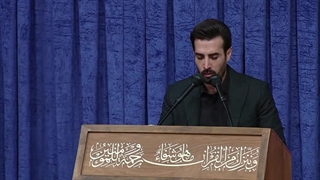 تلاوت استاد مهدی غلام نژاد در بزرگداشت شهدای جنگ 12 روزه محضر رهبر انقلاب