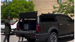 نصب سوپر کنوپی ماشین آفرود