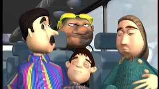 کارتون خاطره انگیز سیا ساکتی و راننده اتوبوس دیوانه نوستالژیک سال ۱۳۸۷ یادش بخیر ۱۷ سال گذشت