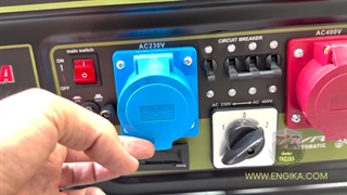 موتور برق سه فاز تکفاز انجیکا EG10500-EST | آنباکس موتور برق تکفاز + سه فاز