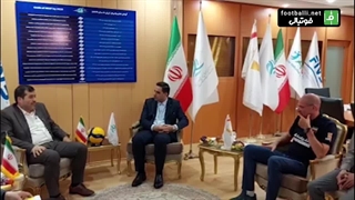 دیدار روبرتو پیاتزا، با وزیر ورزش و جوانان کشور