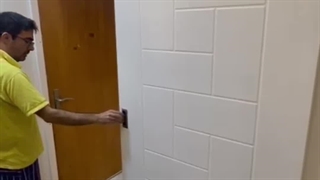 درب کشویی ورودی آپارتمان |طراحی اجرا نصب