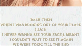 لیریک Toxic till the endرزی بلک پینک(ادیت خودم،کپ چک بشه)