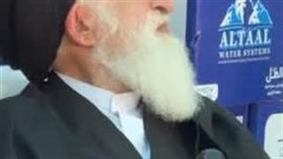 آیت الله سید محمد جواد علوی بروجردی پیاده روی اربعین1404ش