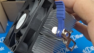 خنک کننده سی پی یو و ال ای دی هیت سینک آلومینیوم با فن و نگهدارنده