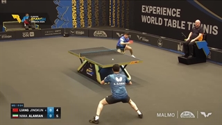 مسابقه تنیس روی میز Liang Jingkun vs Nima Alamian 2025