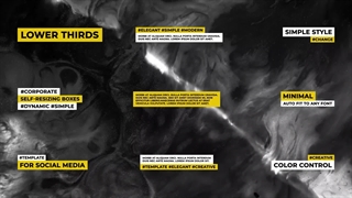 پروژه آماده پریمیر پرو زیرنویس های مقیاس خودکار Auto Resize Lower Thirds