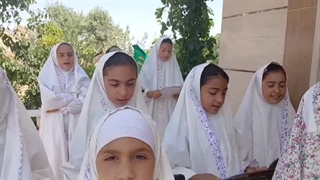 سرود اربعینی هلابیکم یا زوار - دختران شهرک لوشکان قزوین