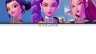 لیریک آهنگ how it's done از huntr/x در kpop demon hunters