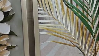 تابلو دکوراتیو گل سه تیکه