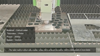 دستگاه برش لیزر فیبر 3000 وات برای فلز