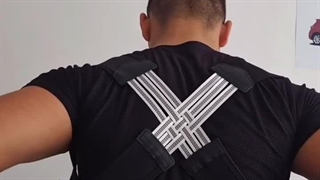 قوز بند طبی اصلاح فرم کمر و شانه مدل ضرب دری . 598 .