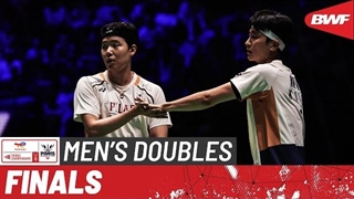 مسابقه فینال بدمینتون دو نفره مردان قهرمانی جهان - Kim/Seo از کره در مقابل Chen/Liu از چین