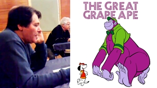 پشت صحنه دوبله کارتون گوریل انگوری . اصغر افضلی . اکبر منانی . ناهید امیریان . اردشیر منظم