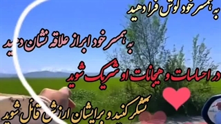 تلنگر(زشتی های زندگی مشترک)