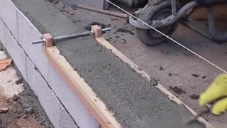 دیوار چینی با بلوک سیمانی