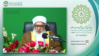 مولوی احمد صارمی امام جمعه اهل سنت نصرآباد تربت جام