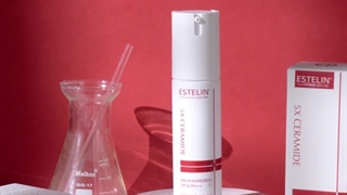 ضدآفتاب سرمی استلین با ۵ نوع سرامید حجم 60گرم  ++Estelin 5X Ceramide Serum Sunscreen SPF50 PA (1)
