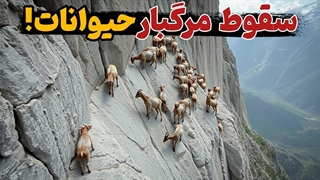 سقوط مرگبار حیوانات : سقوط‌ وحشتناک حیوانات در مقابل دوربین