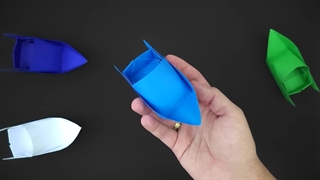 چگونه یک قایق تندرو کاغذی بسازیم