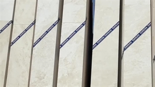 تراورتن ابیانه سفید مخصوص نمای رومی