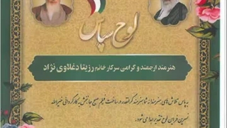 تقدیرنامه استاد رزیتا دغلاوی نژاد از طرف مدیرکل اداره فرهنگ و ارشاد اسلامی استان فارس