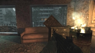 در کنار آتش و برف - بازی رایانه ای ندای وظیفه