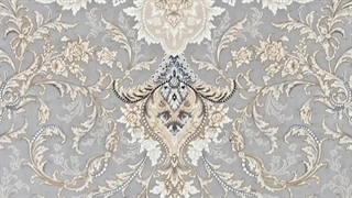 فرش 1200 شانه طلاکوب نقره ای کلاسیک کالکشن کالین کد E13035 فرش متحد آسیا - اقساط تا سال 1410