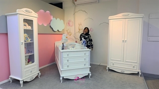 سرویس خواب نوزاد سفید الیزا | تخت چندمنظوره با طراحی خاص