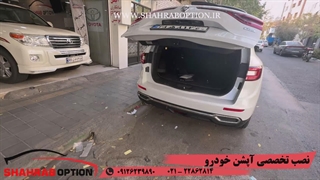 نصب آپشنهای فابریک رنو کولئوس نصب جکبرقی فابریک کولئوس نصب سنسور پا رنو کولئوس