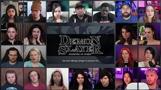 Demon slayer (شیطان کش) قسمت 21 Reaction جمعی