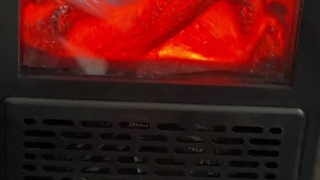 بخاری برقی رومیزی طرح شومینه