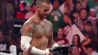جانسینا سی ام پانک شب قهرمانان 2012 wwe
